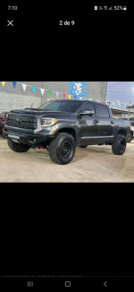2018 Toyota Tundra TRD Sport 4x4 with upgrades, 55k miles, black exterior and off-road tires