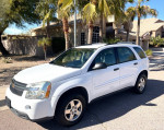 2007 Chevrolet Equinox LS in excellent condition, white SUV parked in residential area