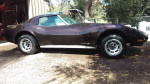 1973 Chevrolet Corvette Stingray with rebuilt engine, parked outdoors