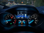 2018 Ford Escape Titanium dashboard with mileage and fuel efficiency display