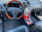 Interior view of a 2008 Lexus ES 350 featuring leather seats, wood trim, and modern dashboard controls.
