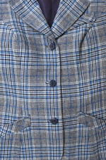 1960s Vintage PENDLETON Wool Blue Plaid Blazer Jacket