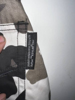 Biker Gear Australia Robin Men Motorcycle Cargo Pants Camo Grey/Black