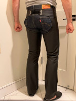 Mr. S Leather Men's Cowhide Leather Black Chaps