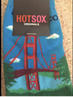 NEW HOTSOX San Francisco Cable Car Socks