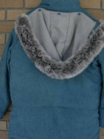 Forecaster of Boston Ladies PS Medium Blue Lined Winter Jacket w/Hood