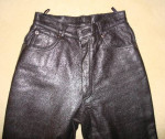 Black Leather Pants - ONLY WORN TWICE!