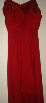Burgundy Evening Gown - Size 6 - Only worn once!
