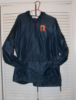 *Men's Navy WaterProof Hooded Wind Breaker