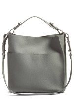 NEW ALLSAINTS Mast Leather Shoulder Tote Mink Grey