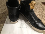 Beautiful Black Versace Medusa High Tops Paid $785