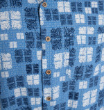 NEW w Tags Nat Nast Ocean Blue Hawaiian Camp silk shirt Retail$149sell