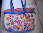 Vintage Flower Power Tote Bag