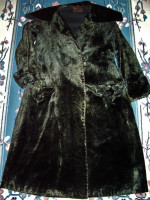 Cool Antique 1920s Black Velvet Coat * Shawl Collar *