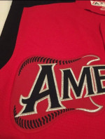 2019 MLB All-Star game American League Majestic Cool Base baseball jersey Size 4