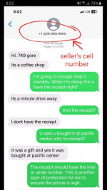 ***Iphone 15 pro max potential scam alert***