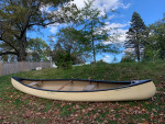 Vintage 15' Old Town Pathfinder Royalex Canoe with Paddles