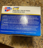 Carquest Gold Premium Brake Pads GNAD 1878 *New in box*