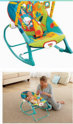 Almost new! Fisher-Price Infant-to-Toddler Rocker - Circus