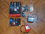 Partial-built Legos Fender Guitar and Amp building block set