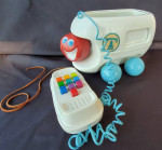 1970’s Tonka Toddlers Ambulance Medical Emergency Vehicle w Phone Toy
