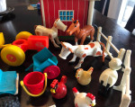 Fisher Price Little kids, Barn, Animals, Tractors!