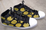 MIKE'S HARD LEMONADE MEN'S 14 BLACK HIGH TOP SHOES LEMONS NVR5 NEW!