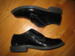 Bates Classic Footwear Black High Gloss Patent Leather Shoes, 9.5 D!!!