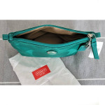 Coach Jade Green Travel Cosmetic Makeup Bag - New