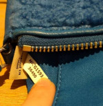 COACH blue crossbody bag