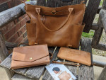 Elevate Leather Bag, Purse, and Wallet Set