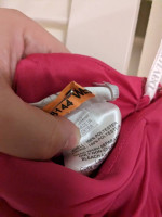 Size 14 Extra Long Tall David's Bridal Pink Fuchsia Bridesmaid Dress