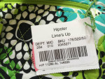 Vera Bradley Hipster in Limes Up BRAND NEW With TAGS!