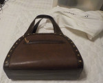 Rocco Barocco Stunning Vntage Brand New Brown Leather Handbag Satchel