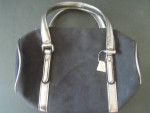 Victoria's Secret Black and Silver Cosmetic Bag