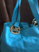 Kors - aqua blue purse