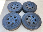 (4) Jeep Gladiator wheels and tires like new
